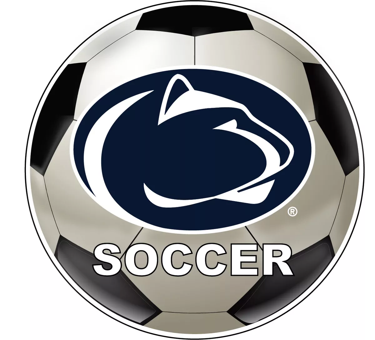 Penn State Lions Soccer Ball Decal Sticker 2-Pack | eBay