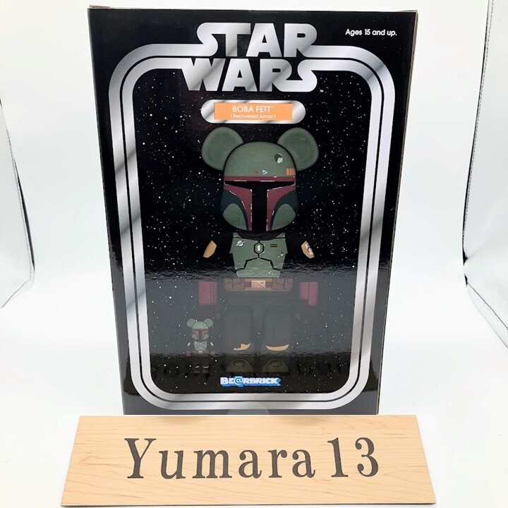 ベアブリック スターウォーズ BOBA FETT 100％ 400％