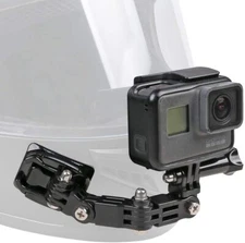 Motorcycle Helmet Chin Mount for GoPro Hero 10 Black Hero 9/8/7 (2018)/6/5 Black