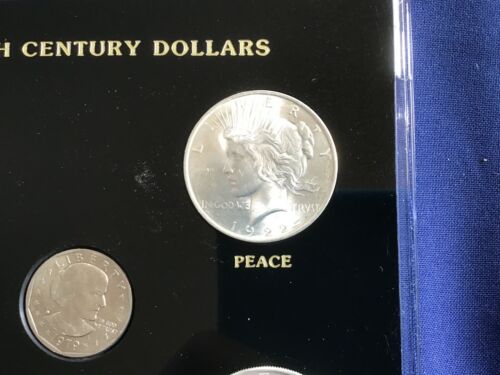1884-2007 US 20th Century Dollars 5 Coins Brilliant Uncirculated 3 Silver CC0079 - Picture 4 of 8