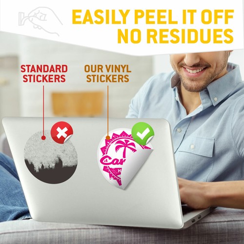 2 x Vinyl Stickers 30cm - Cancun Mexico Pink Palm Tree Travel Cool Gift #5100 - Afbeelding 5 van 9