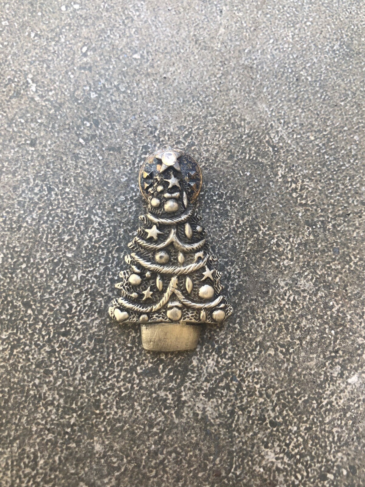 Vintage Christmas Tree Pin eBay