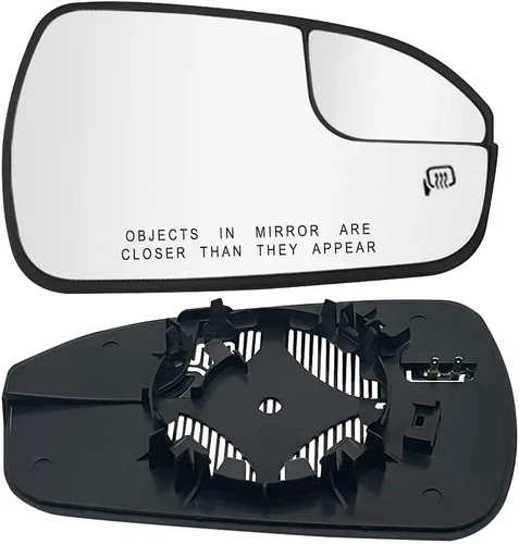Passenger Side Heated Convex Mirror Glass w/ Blind Spot For Ford Fusion 2013-20