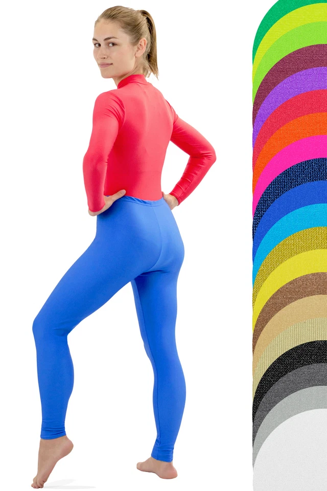 Damen Leggings lange Sporthose stretch shiny Yoga Pants hauteng hauteng glänzend - Bild 1 von 4