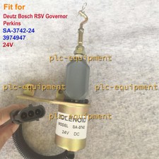 24V Solenoid Valve SA-3742-24 Fit for Deutz Bosch RSV Governor Perkins Engines