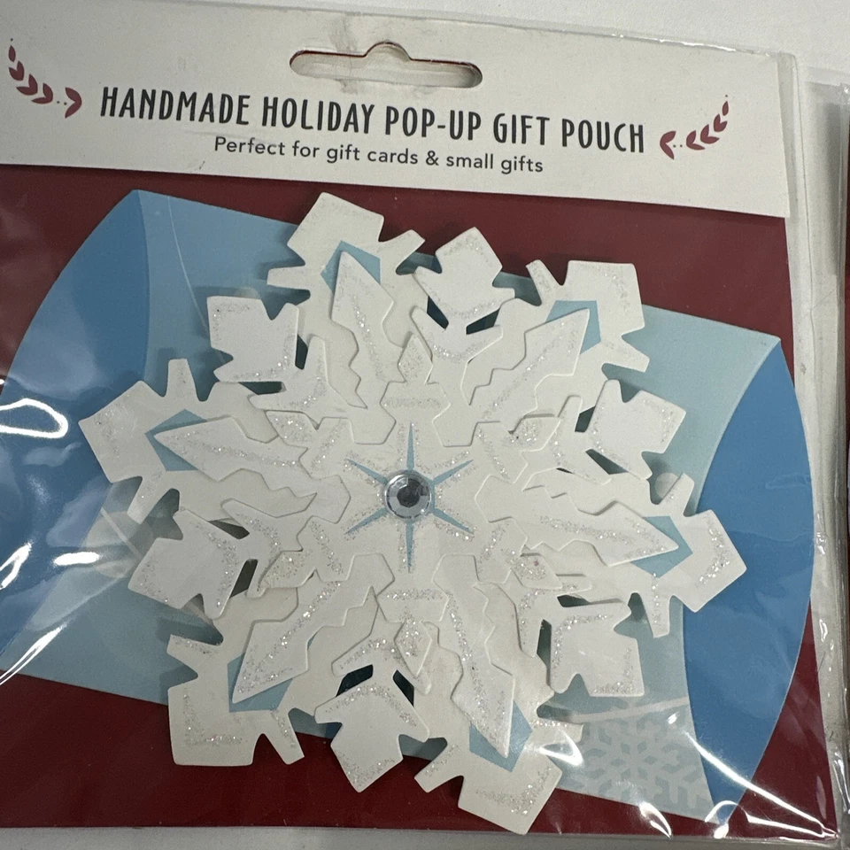Handmade Christmas Pop-up Gift Card Envelope NEW 10-PACK/4 styles $30 Retail 10 - Image 2 of 4