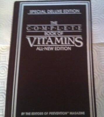The Complete Book of Vitamins All New Edition - Hardcover - VERY GOOD
