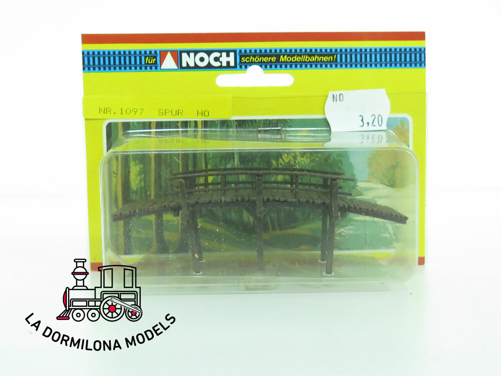 NOCH 1097 - Decoración H0 Puente de madera - NUEVO (C238)