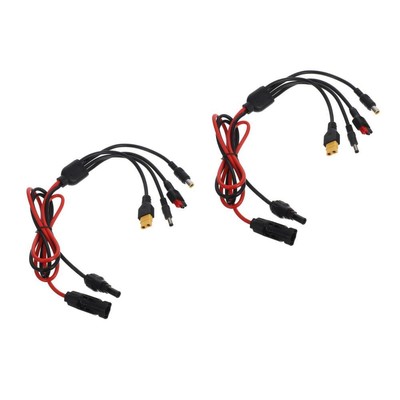  2pcs MC-4 bis DC-Adapterverbindung für Solarmodule ideal für Wohnmobil- und