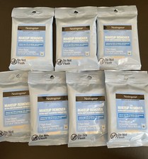 7x Neutrogena Makeup Remover Cleansing 7 Pre-Moist Towelettes,Travel Size
