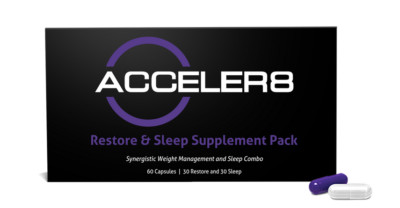 eBays #1 Trusted  Seller - 30 Day Bepic Acceler8 B Epic Diet White & Purple 