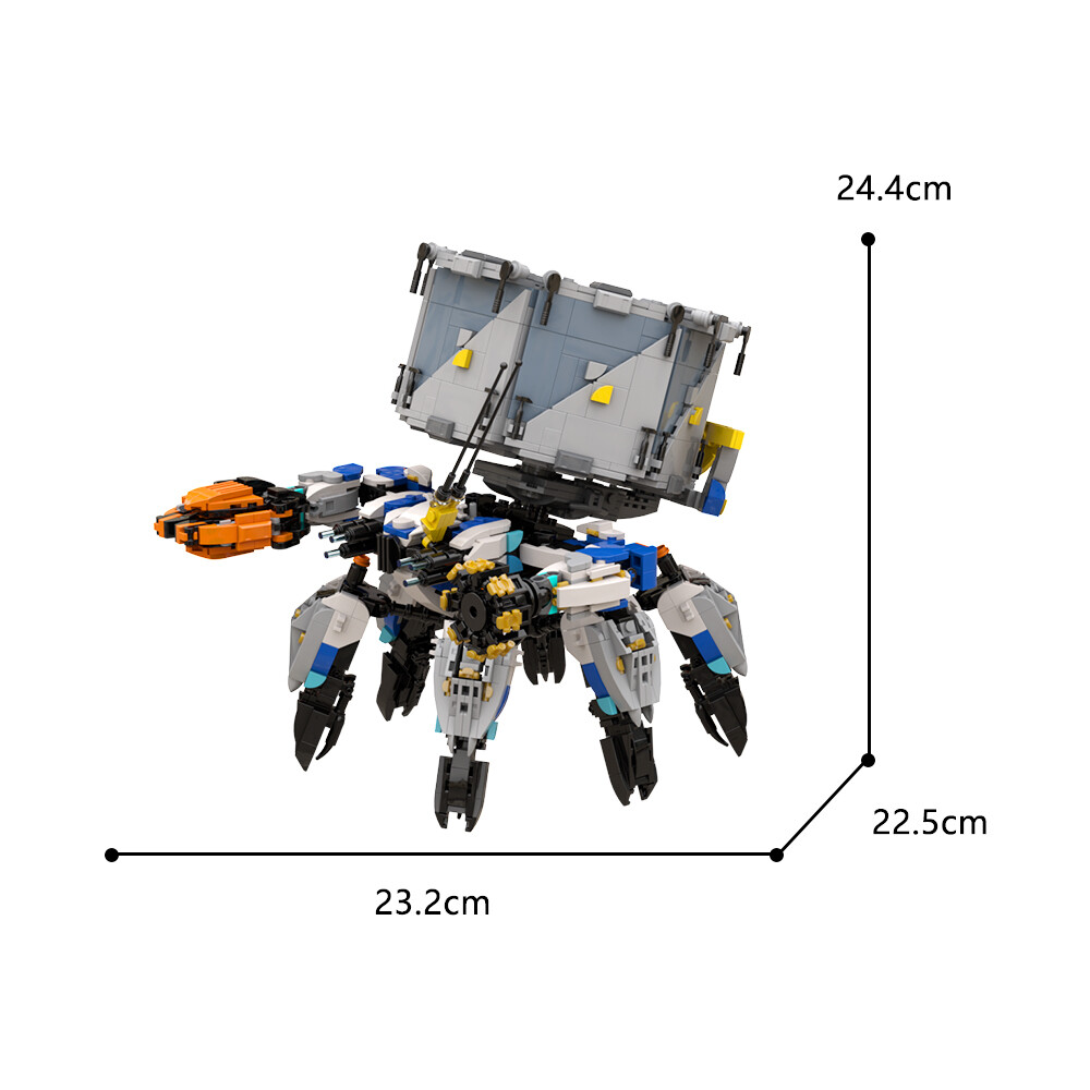 Shell-Walker 1735 Pieces from Horizon Zero Dawn Building