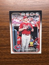 2024 Topps Update Andrew Abbott ROOKIE DEBUT #US304 Cincinnati Reds RC Base