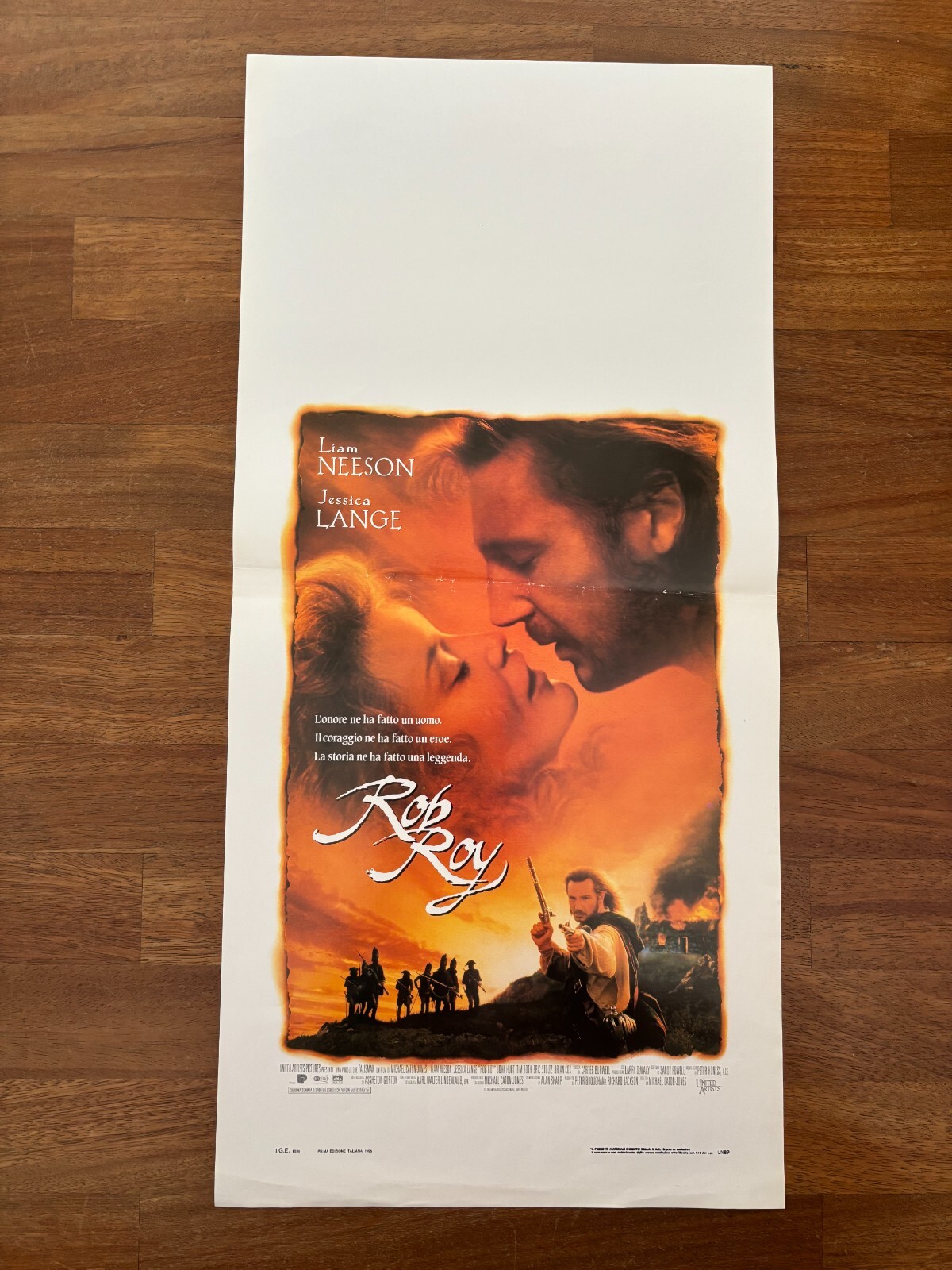 Locandina originale film Rob Roy (1995) - Regia di Michael Caton-Jones