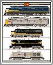LOUISVILLE & NASHVILLE ( L&N  )METAL RAILROAD / TRAIN SIGN ( 10" x 12" ) -  NEW!