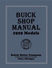 1929 Buick Shop Manual 1929 Buick Shop Manual