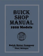 1929 Buick Shop Manual