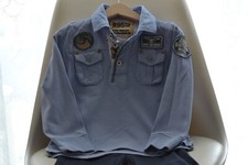 ⭐top⭐R95th Division⭐Poloshirt langarm*hellblau*Gr. 104*Jungen*NP: 46 €