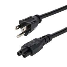 StarTech 3 Feet Laptop Power Cord NEMA 5 to 1...