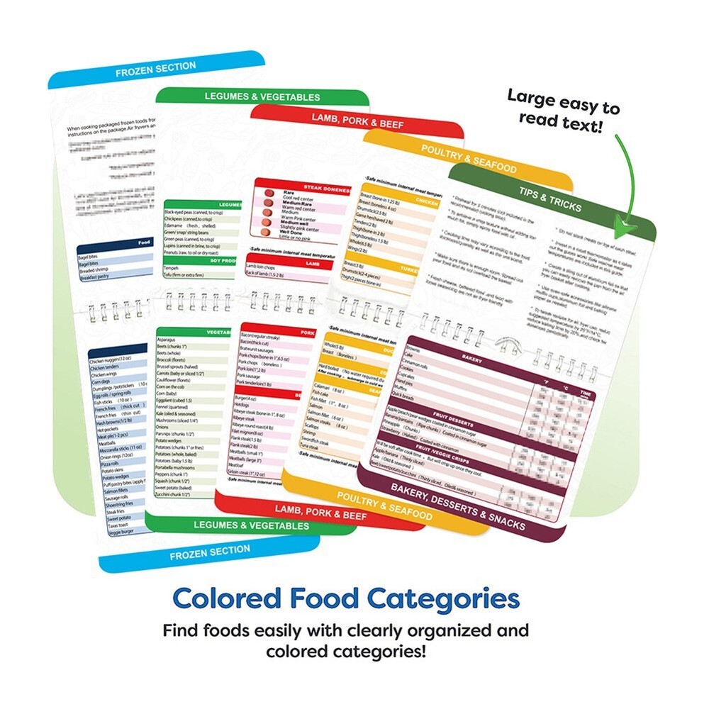 Air Fryer Cookbook Quick Reference Guide Large Size Easy Recipes Air Fryer Cookbook Quick Reference Guide Large Size Easy Recipes