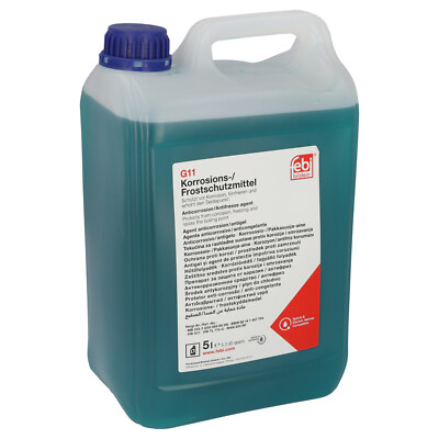 FEBI Frostschutzmittel 22268 G11 blau 5 Liter für Audi BMW Mercedes Opel VW