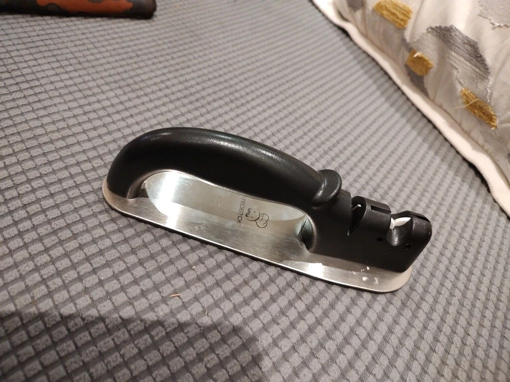 PriorityChef Precision Knife Sharpener with Non-Slip Steel Bottom