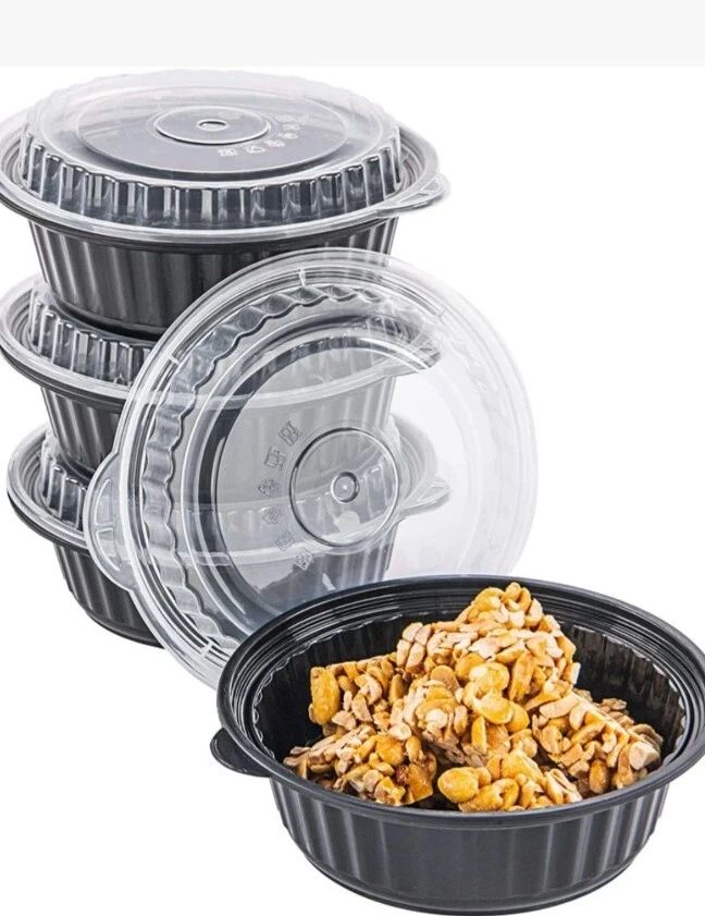 50 Set(100pcs)16oz Meal Prep Container Reusable Microwaveable Dishwasher w Lid
