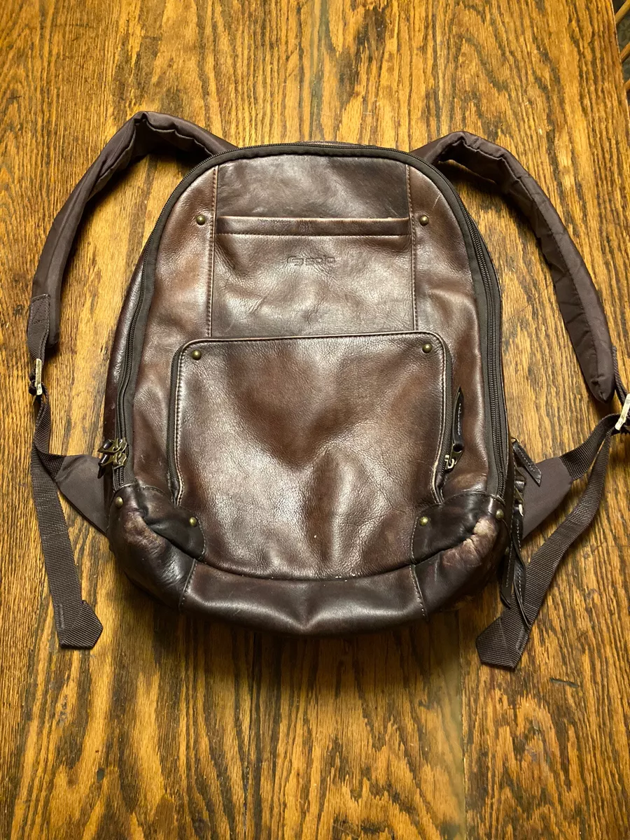 Solo leather backpack sale