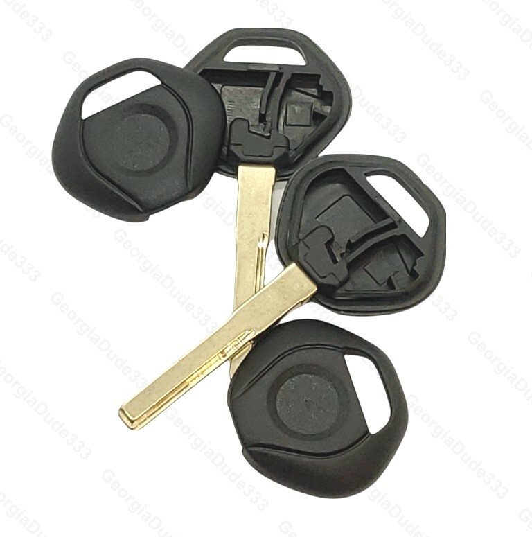 Mercedes Benz Aftermarket Key Shell w/chip holder HU64. 1998-2005