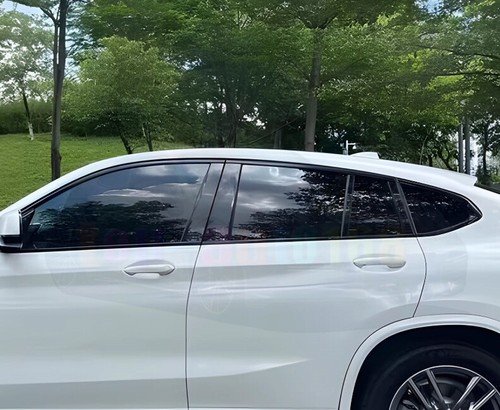 For BMW X4 2019-2024 Stainless steel Black Car Side Window Strip Cover Trim 10PC - Picture 3 of 5