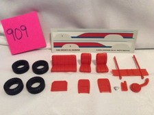 Monograma Ford Bronco 4x4 ¡LOTE DE PIEZAS! ¡Piezas de maqueta de camión! Calcomanías, neumáticos... #909