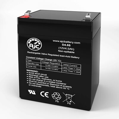 AJC Battery Compatible with Liftmaster Elite Series 8550W 12V 4.5Ah Garage Door
