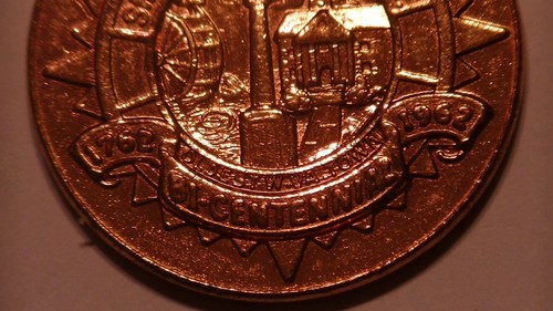 1962 SHEPHERDSTOWN WEST VIRGINIA BICENTENNIAL MEDAL COLLECTIBLE ROUND - Picture 5 of 17