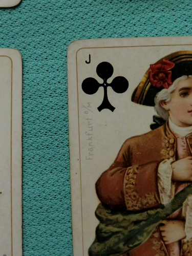 Antique Playing Cards Full Deck B. Dondorf Frankfurt am Baronesse Whist No. 160 - Picture 4 of 18