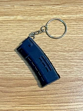 Gun Enthusiast Mag Keychain – 2" Miniature Firearm-Inspired Key Fob