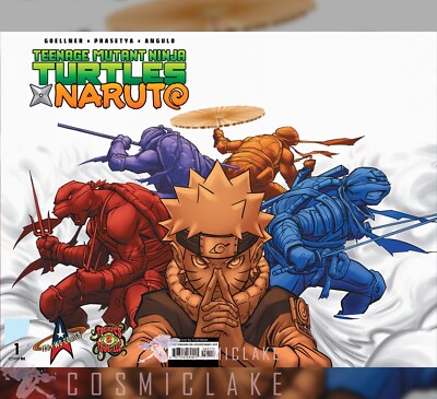 TEENAGE MUTANT NINJA TURTLES X NARUTO #1 EXPO WRAPAROUND VARIANT PREORDER 11/13 