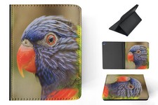 CASE COVER FOR APPLE IPAD|RAINBOW LORIKEET COLORFUL BIRD