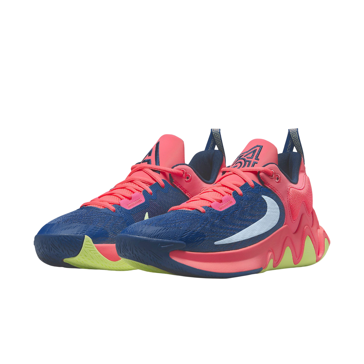 Nike Giannis Immortality 2 Basketball Shoe Sneaker Pink Blue 