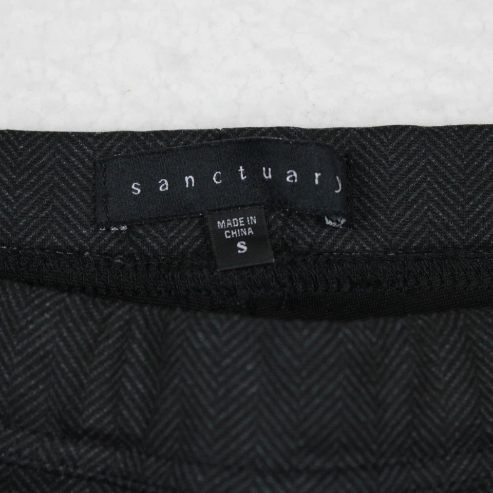 Leggings elásticos Sanctuary Ponte para mujer talla pequeña espiga gris oscuro Foto 3 de 4