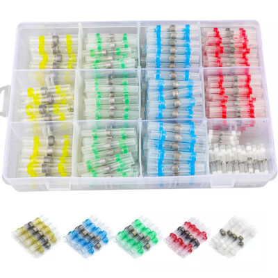 #ad 500 250PCS Waterproof Solder Stick Seal Sleeve Heat Shrink Butt Wire Connectors $10.99