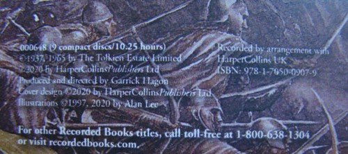 The Hobbit ~9 Audio CDs 2020~ Serkis Tolkien Dragon Elves Dwarves Bilbo Baggins - Picture 7 of 9