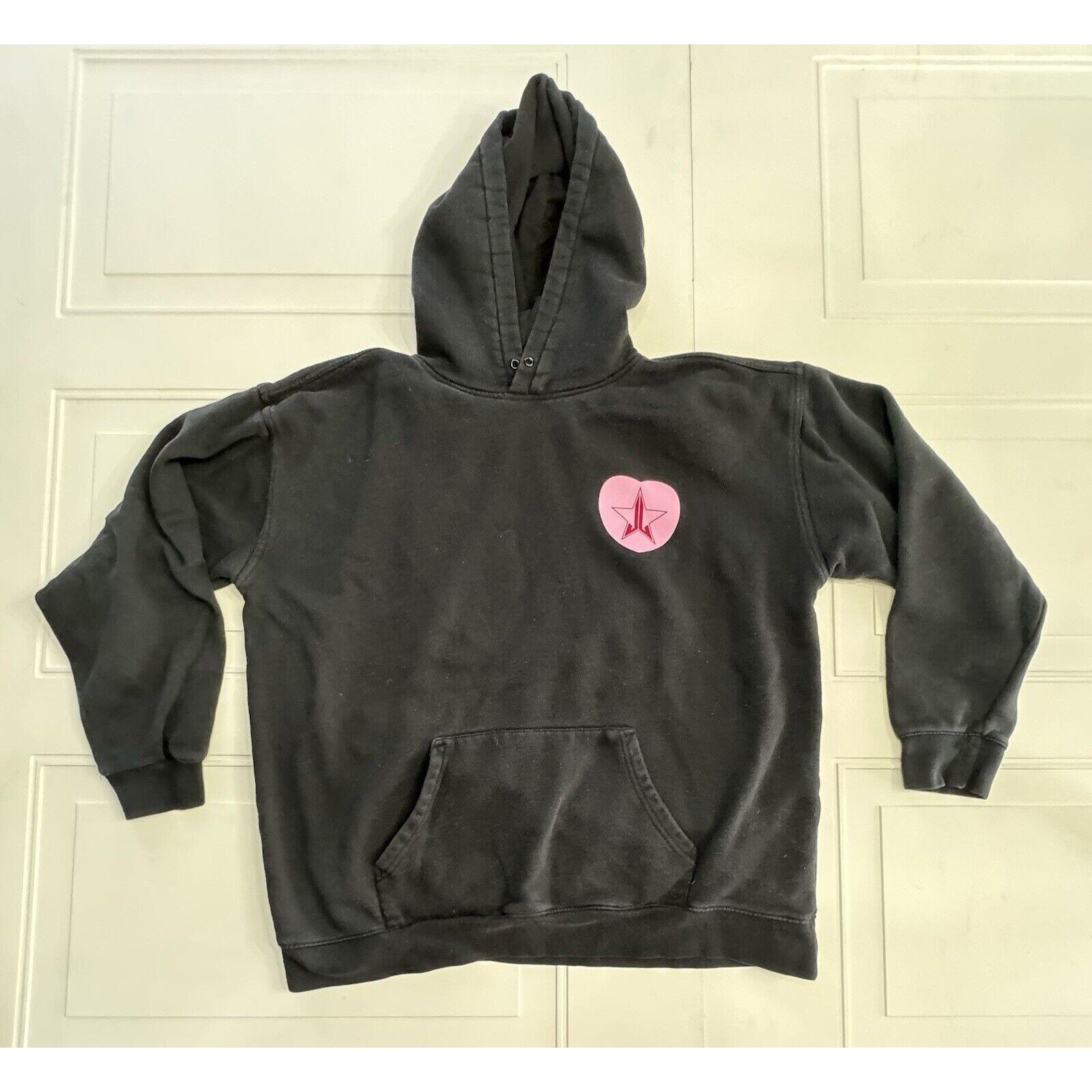 Jeffree Star Limited Edition Valentines Candy Hearts Hoodie Size XL Black LE