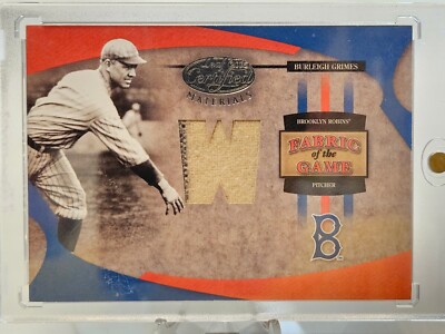 2005 Leaf Certified Materials Fabric of the Game W  FG-14 Burleigh Grimes 10/25