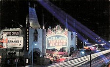 Los Angeles Hollywood California Grauman's Chinese Theatre Night Postcard H39