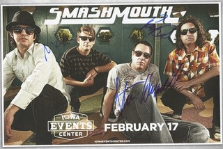 Smashmouth autographed concert poster
