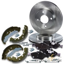 ATEC BREMSENSATZ BREMSENKIT VORN+BREMSBACKEN HI FÜR FORD FIESTA 4 5 KA MAZDA 2