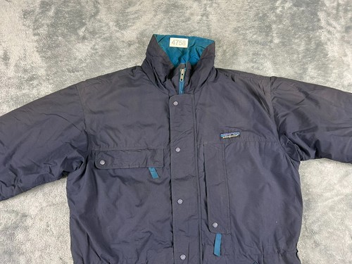 VESTE HOMME ISOLANTE VINTAGE PATAGONIA GUIDE SHELL PARKA S BLEU SNOWBOARD - Photo 2/15