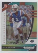 2020 Panini Prizm Draft Picks Rookies Green & Yellow /249 CJ Henderson #157 0e1