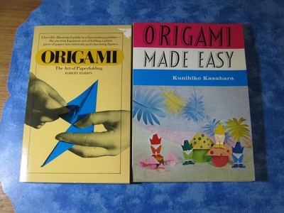 VTG ORIGAMI The Art of Paperfolding ROBERT HARBIN + ORIGAMI MADE EASY Kasahara