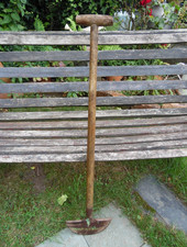 Vintage Garden Half Moon Lawn Edger with T Handle Lawn Edging Spade Border